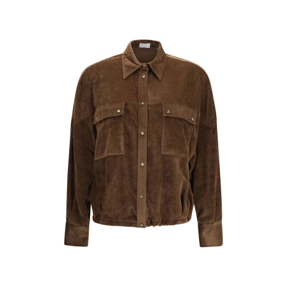 Brunello Cucinelli Women Corduroy Shirt